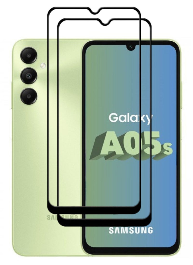 ACLIX 2 Pieces Antistatic ESD Dustproof Premium Quality High Definition Tempered Glass Screen Protector Designed For Samsung Galaxy A05s - Image 1