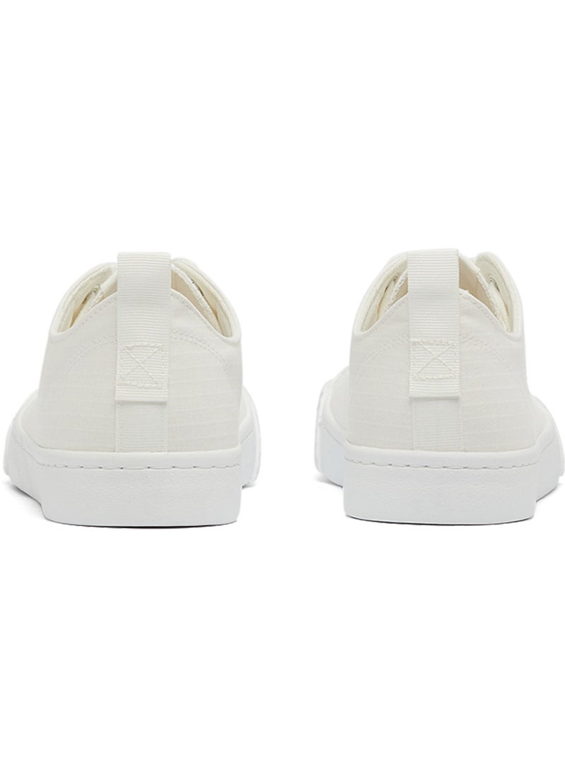 U.S. Polo Assn. - Men's White Low-Top Canvas Sneakers - Iconic Branding for a Clean Look - Image 1