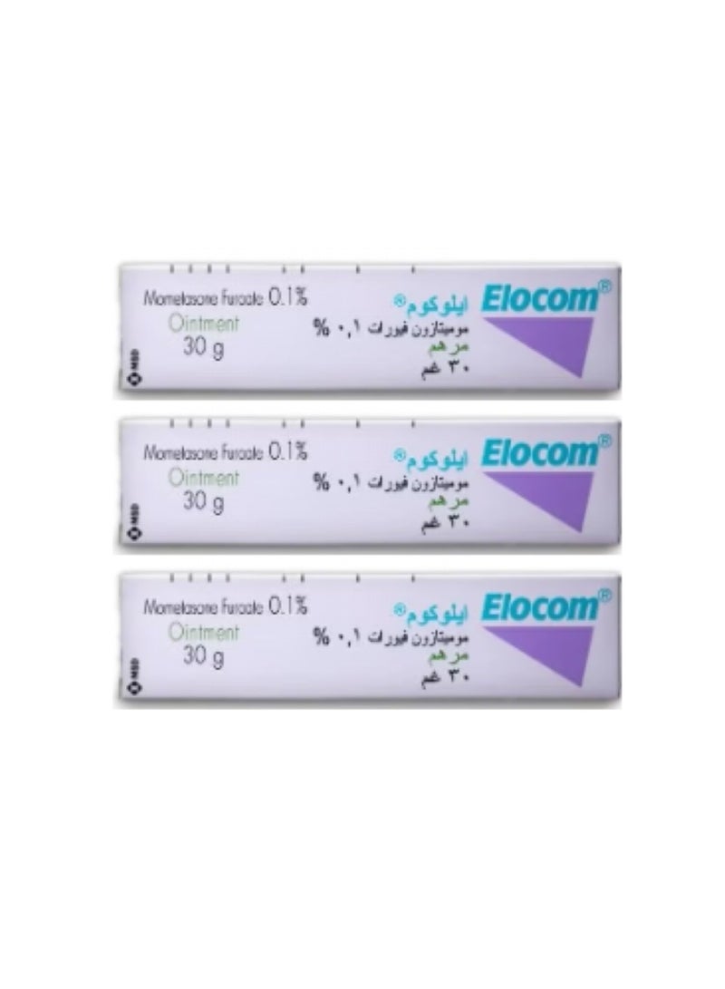 إلوكوم إيلوكوم كريم مرهم 30 جم 3 قطع