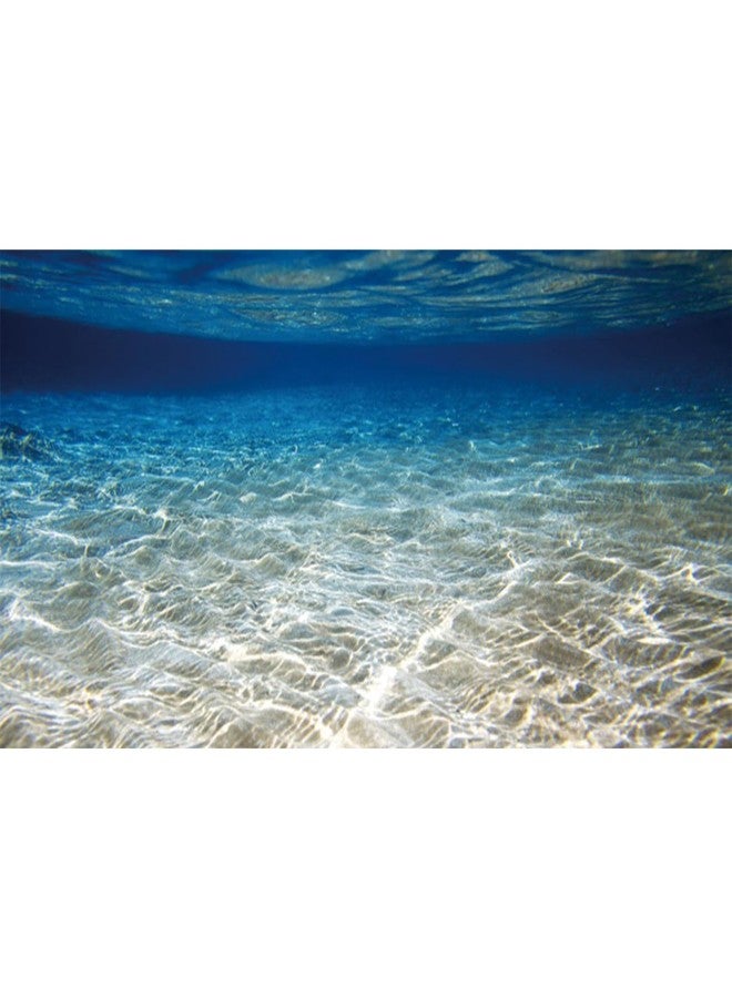 AWERT 36x24 inches Ocean Floor Aquarium Background Underwater Fish Tank Background Undersea Theme Aquarium Background - Image 1