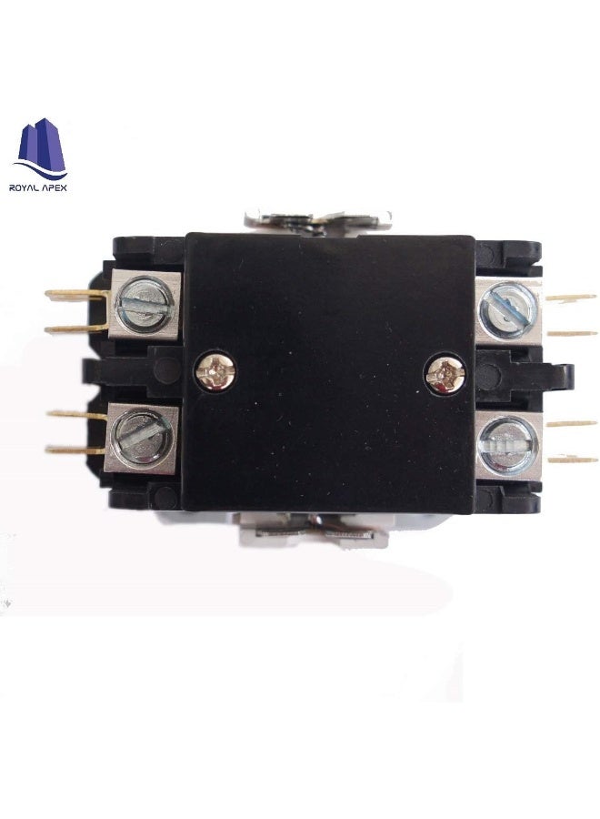 Royal Apex Hvac Air Conditioner Magnetic Contactor 30A Replacement Condenser Compressor Motor 2 Pole / 3 Pole Contactors With 230Vac Coil Voltage  - Image 3