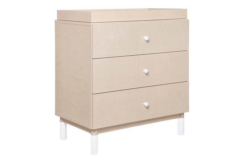 babyletto Gelato Crib and Dresser Feet Pack in White - Image 4