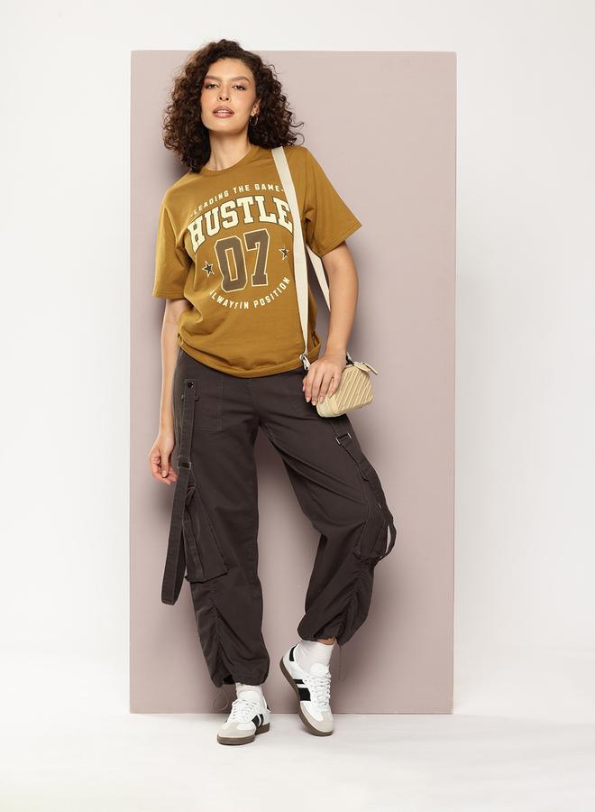 Dillinger Women Oversized Sports Printed T-Shirt - Image 5