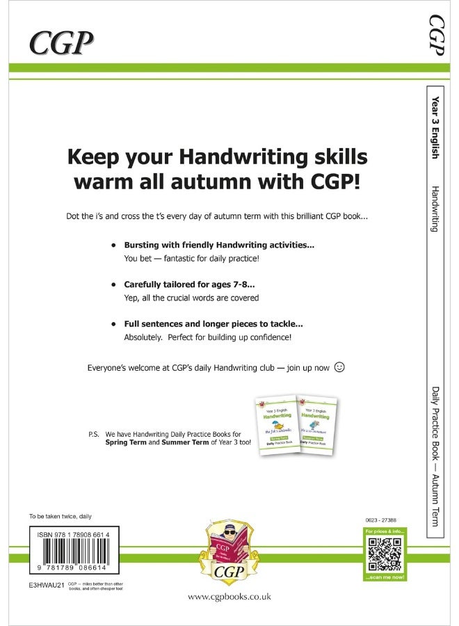 New Ks2 Handwriting Daily Practice Book Year 3 Autumn Term - Image 2