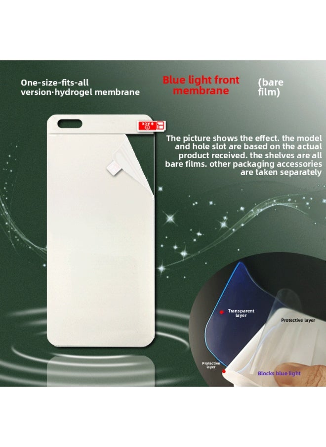 Generic - For One Plus Nord4/N30SE Full Screen Tpu Mobile Phone Film CE3/4lite One-size-fits-all HD Hydraulic Film-Color:One Size Fits All, Blue White Film (front Film)-Dimensions:One Plus Nord2 5g Version (die) - Image 1