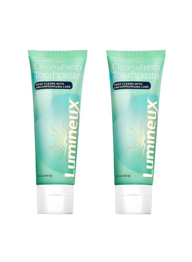 Lumineux Complete Care Toothpaste, 2 Pack - Certified Non-Toxic - Fresh Breath in 14 Days - Fluoride Free, NO Alcohol, Artificial Colors, SLS Free, Dentist Formulated - 3.75 Oz - Image 1