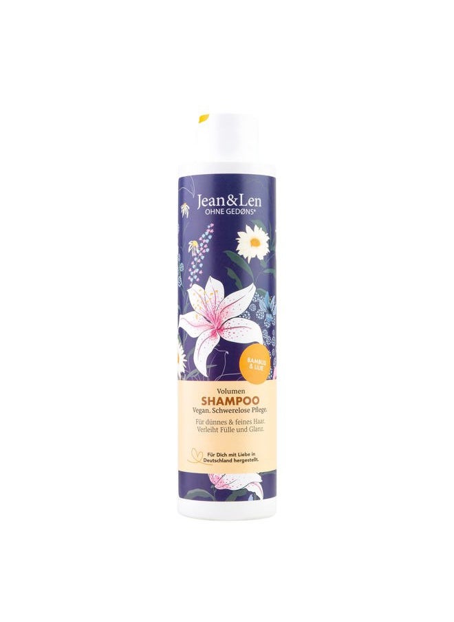 Re4U Hair - Volume Shampoo Bamboo & Lily, for thin and fine hair, gives fullness and shine, flower fragrance, without parabens and silicones, vegan, 10.14 Fl. Oz. - Image 1