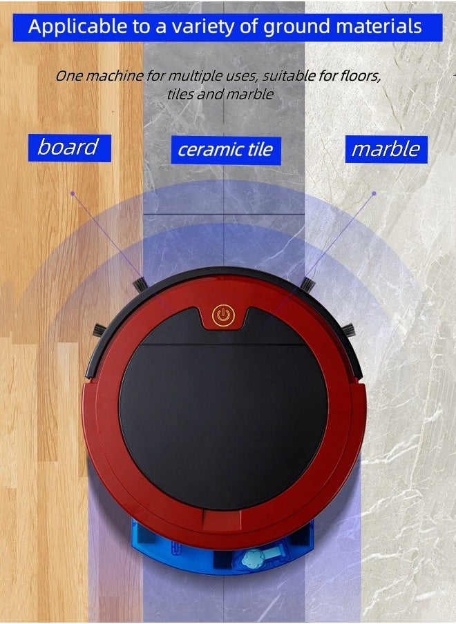 M MIAOYAN - New household sweeping robot intelligent vacuuming, sweeping and mopping three-in-one remote control with water tank planning cleaning robot - Image 1