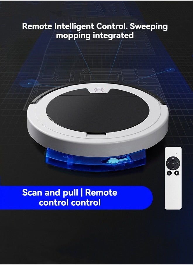 M MIAOYAN - New household sweeping robot intelligent vacuuming, sweeping and mopping three-in-one remote control with water tank planning cleaning robot - Image 1