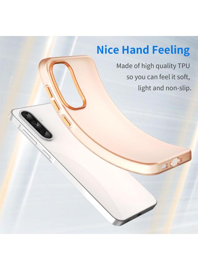 S-TOP Case For Samsung Galaxy A56 5G Frosted Translucent TPU Hybrid PC Full Coverage Phone Case - Image 3