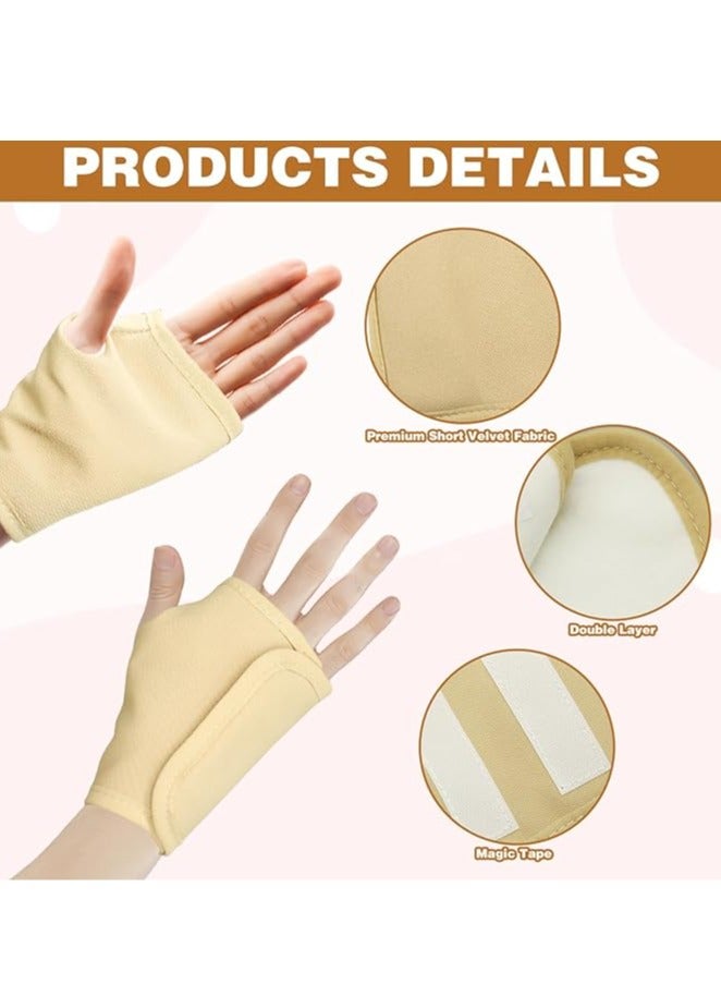 general Arm Castor Oil Wrap, 2 Pieces Organic Castor Oil Pack, Reusable Castor Oil Wrap with Hook and Loop, Castor Oil Pad Compression Pad Castor Oil Patch Kit for Men and Women, Castor Oil Free - Image 2