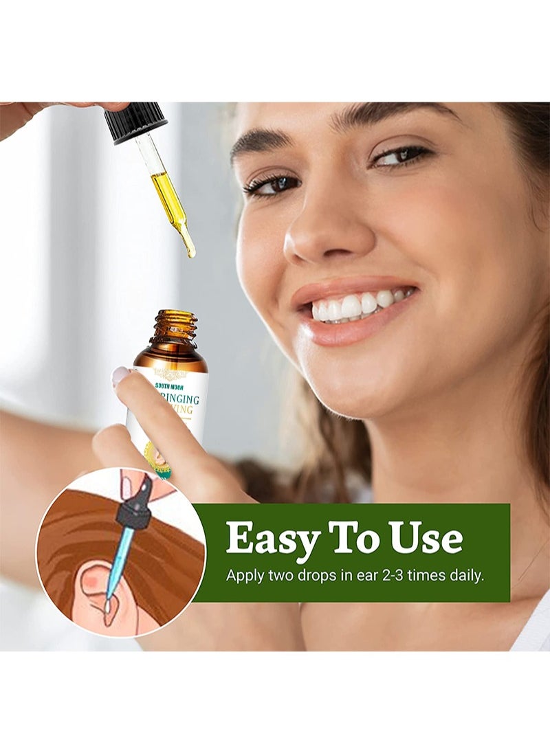 SOUTH MOON Tinnitus Relief Tinnitus, Natural Herbal Tinnitus Treatment, Ear Ringing Relieving Ear Drops, Reduce Tinnitus in Men and Women-2Pcs  - Image 5