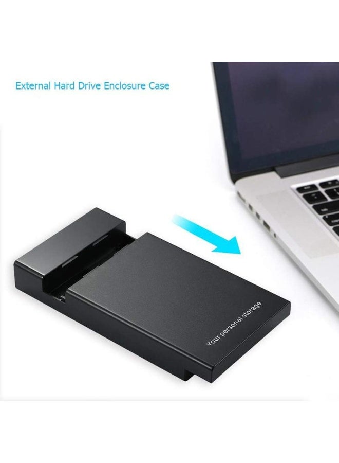 Salab External Hard Drive Enclosure 3.5 USB 2.0 to Hard Drive Enclosure with Power Adapter Compatible with 3.5 2.5 Inch Hard Drive, WD, Seagate, Toshiba, HDD, SSD 10TB, UASP-UK Plug Tool-Free - Image 2