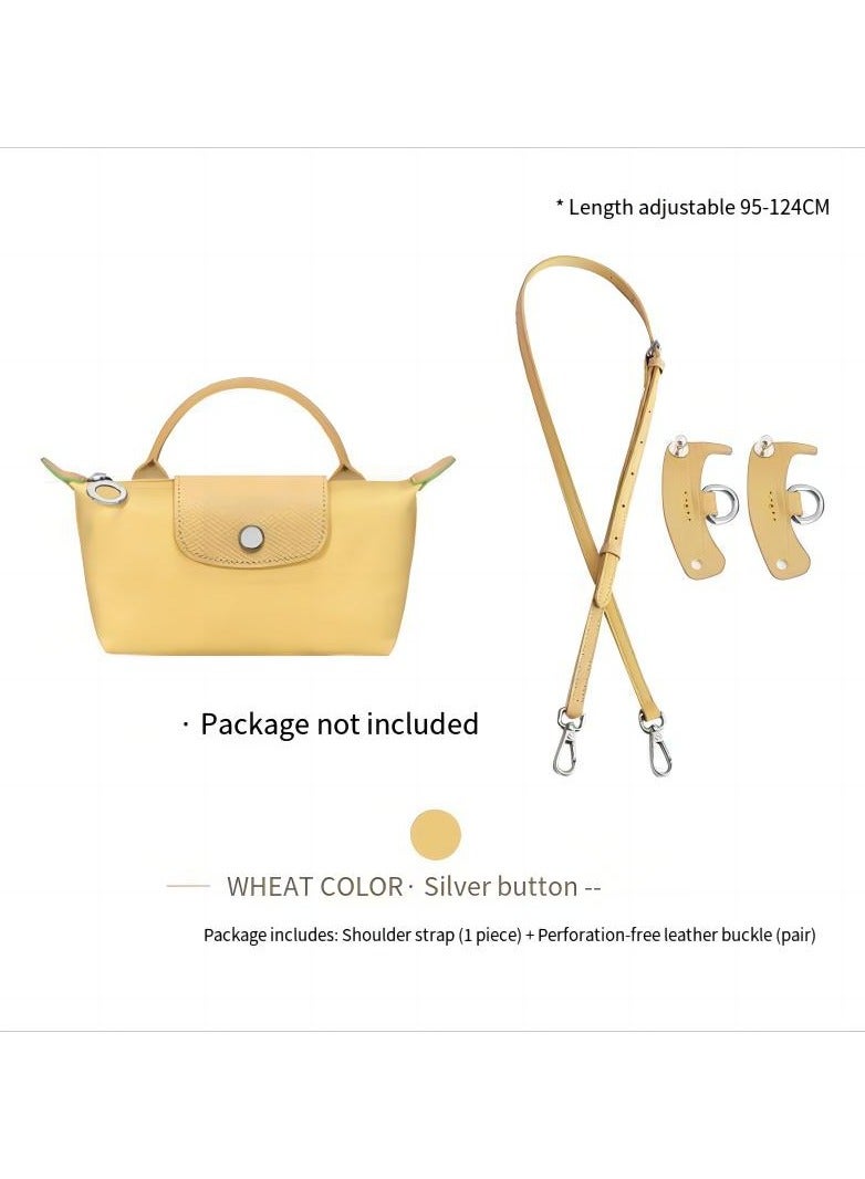 Genuine Leather Purse Straps - Adjustable Shoulder Strap for Longchamp Mini Bags