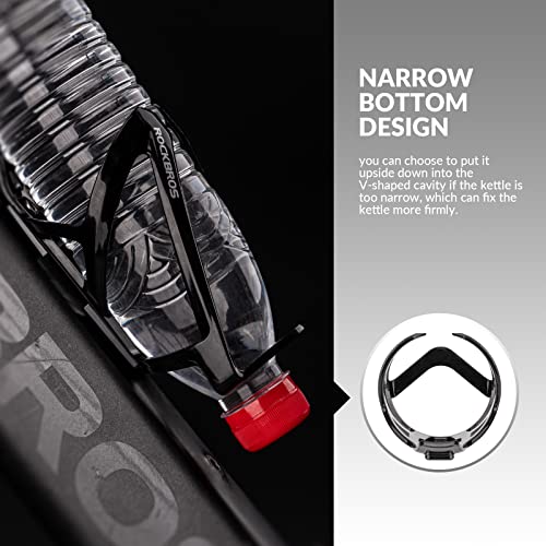 ROCKBROS Bike Water Bottle Holder Ultra-Light Bicycle Bottle Cages with Screws Tool, Universal Bike Cup Holder Rack for Road MTB Bikes… - Image 4