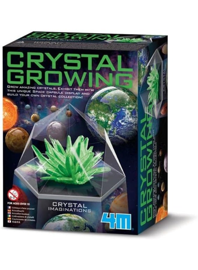 4M 403931 Imagination Crystal Growing Kit-Green, Multi Coloured - Image 1
