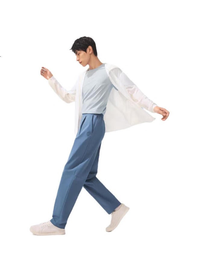 Beneunder Men'S Casual Pants Commuting Outdoor Long Pants Elastic Cool Feeling Tapered Pants Cc925 Deep Floral Grey 2Xl - Image 2
