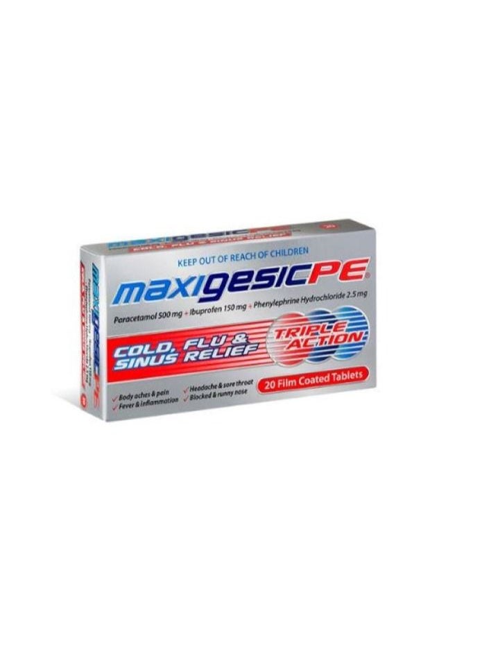 Maxi Cold Flu and Sinus Relf 20's 