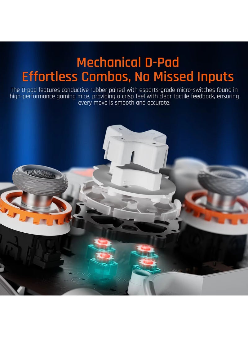 Blitz2 Wireless Controller with Tri-mode Connectivity and Mechanical Micro Switches, TMR Electromagnetic Joysticks for PC/Switch/iOS/Android/Windows - Image 4