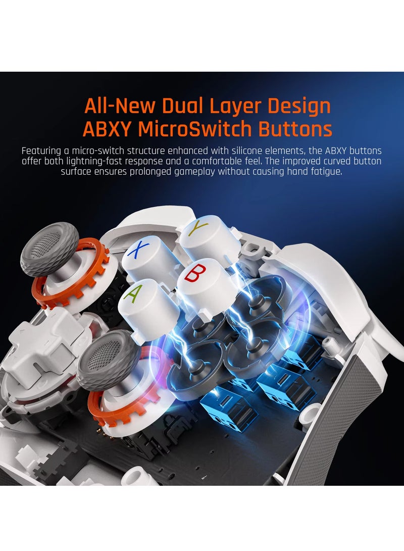 Blitz2 Wireless Controller with Tri-mode Connectivity and Mechanical Micro Switches, TMR Electromagnetic Joysticks for PC/Switch/iOS/Android/Windows - Image 2