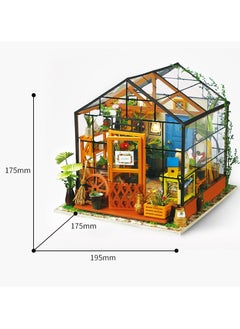 Robotime Rolife Cathy's Flower House DIY Miniature House DG104,Assembly Brain Teaser 3D Wooden Puzzle DIY Build Model Crafts Kits, Unique Home Decor Birthday Gifts for Teens or Adults  - Image 2