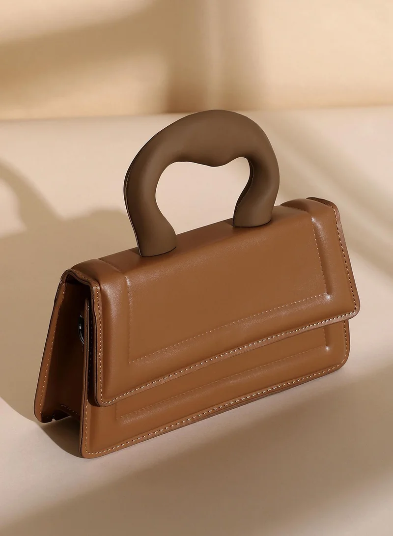 Haute Sauce Structured Top Handle Handbag