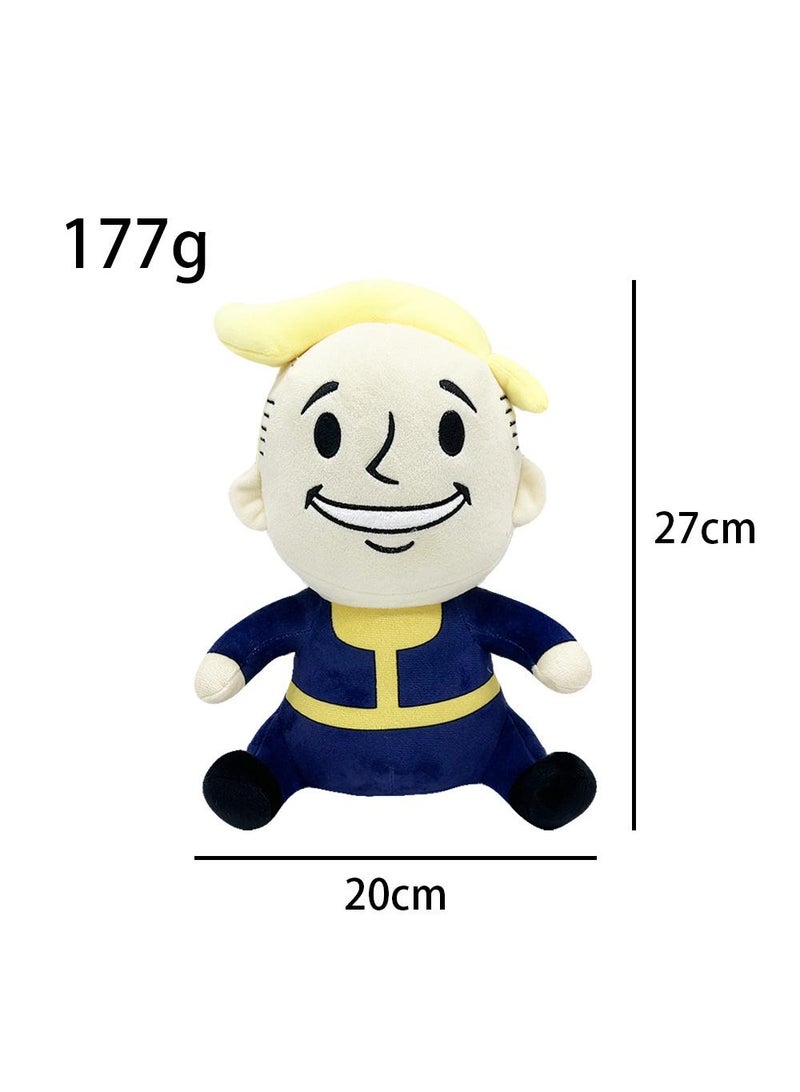 general 1 Pcs Fallout Vault Boy Plush Toy 27cm Idea Toy Gift For Fans Horror Stuffed Figure Doll For Kids And Adults Great Birthday Stuffers For Boys Girls - Image 1