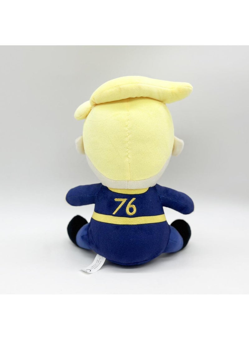 general 1 Pcs Fallout Vault Boy Plush Toy 27cm Idea Toy Gift For Fans Horror Stuffed Figure Doll For Kids And Adults Great Birthday Stuffers For Boys Girls - Image 3