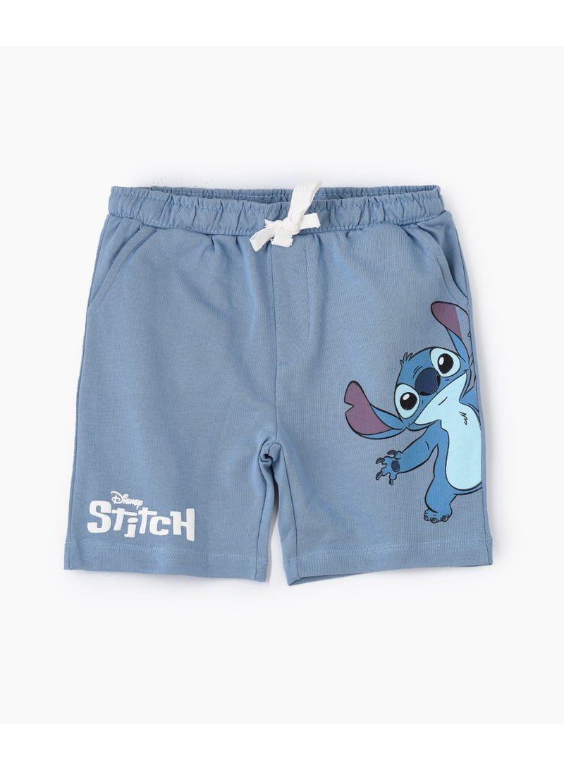 ديزني شورت مطبوع برسومات ليلو وستيتش للأولاد - Image 1