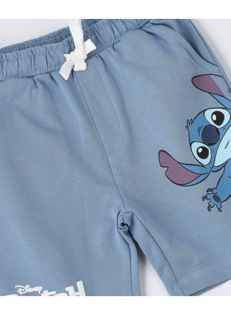 ديزني شورت مطبوع برسومات ليلو وستيتش للأولاد - Image 2