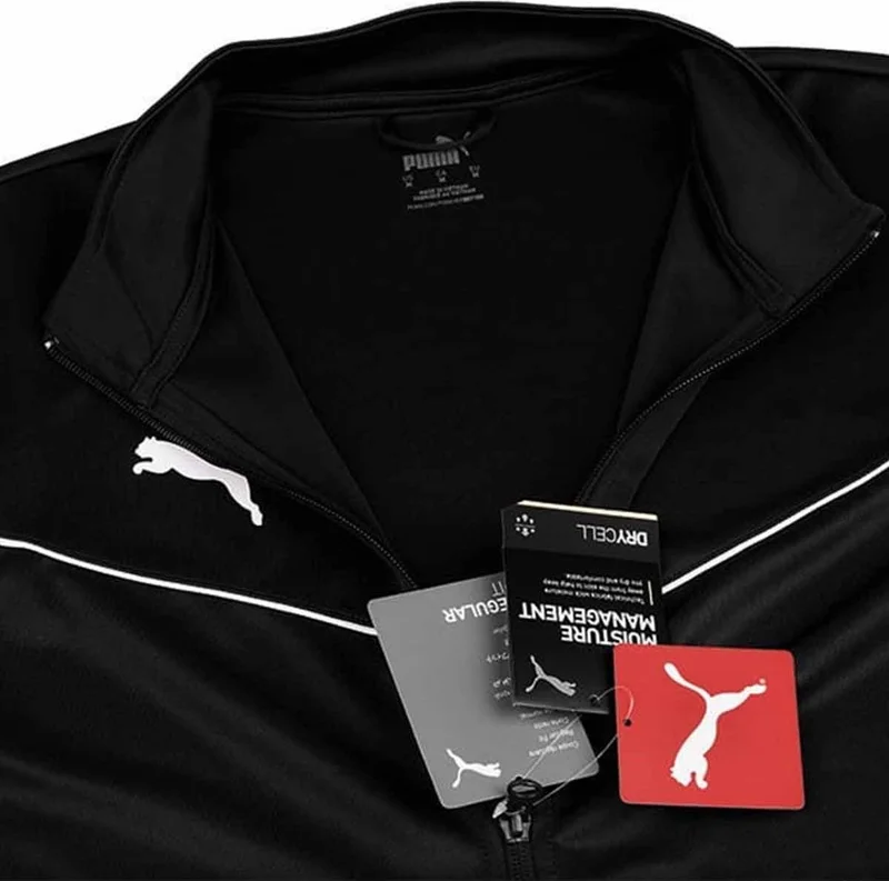 PUMA Team Rise Drycell Raschel Fabric Men's Tracksuit PMR2000 Black