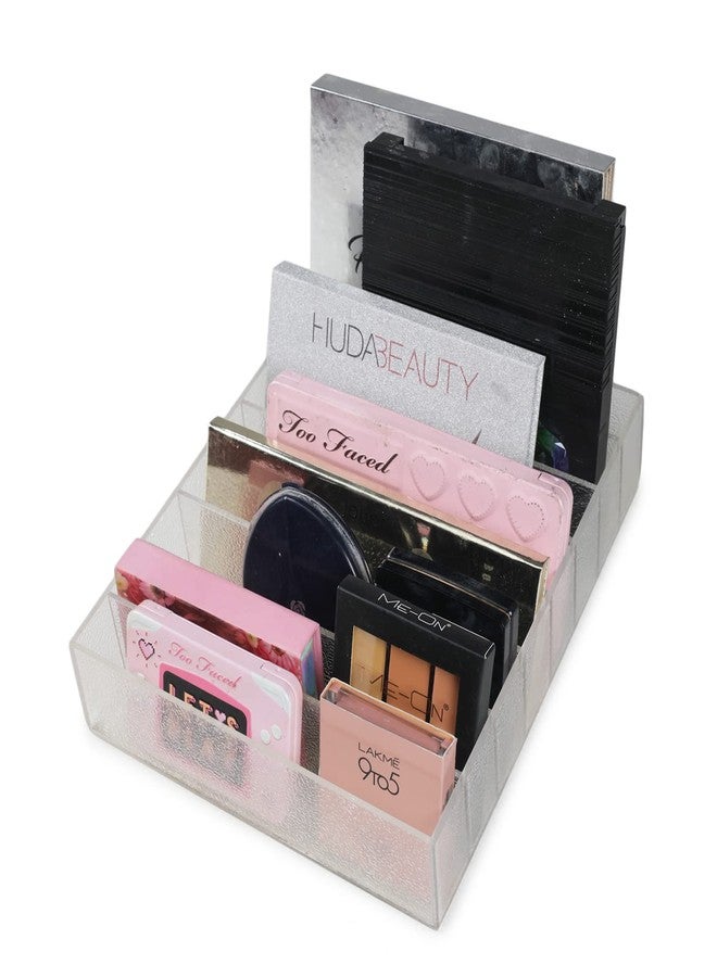 AZYEEA acrylic Makeup Holder Makeup Organizer bathroom Cosmetic Organizer Made of Clear Acrylic compact holder many compartment - Image 5