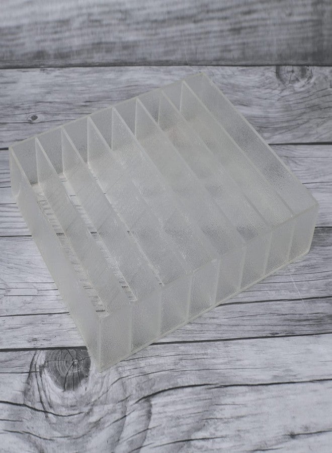 AZYEEA acrylic Makeup Holder Makeup Organizer bathroom Cosmetic Organizer Made of Clear Acrylic compact holder many compartment - Image 3
