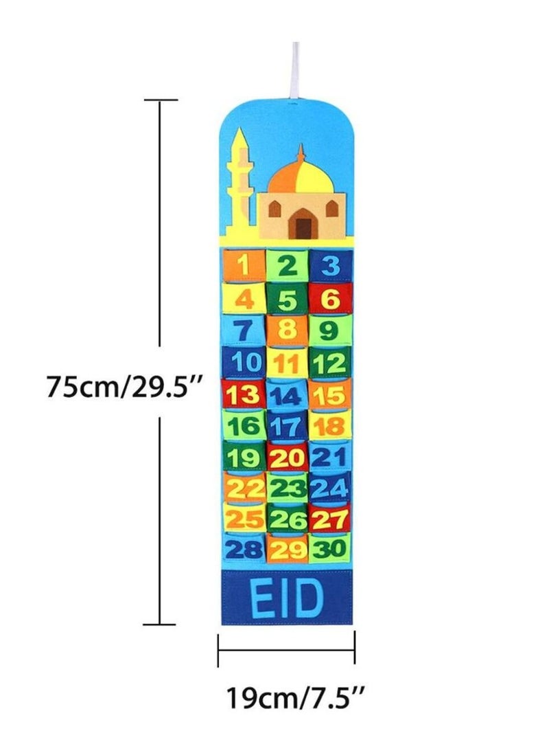 Hilalful Hilal Ful Ramadan Children's Calendar - Felt | For Treating Kids & Children During 30 Days of Ramadan  - Image 5