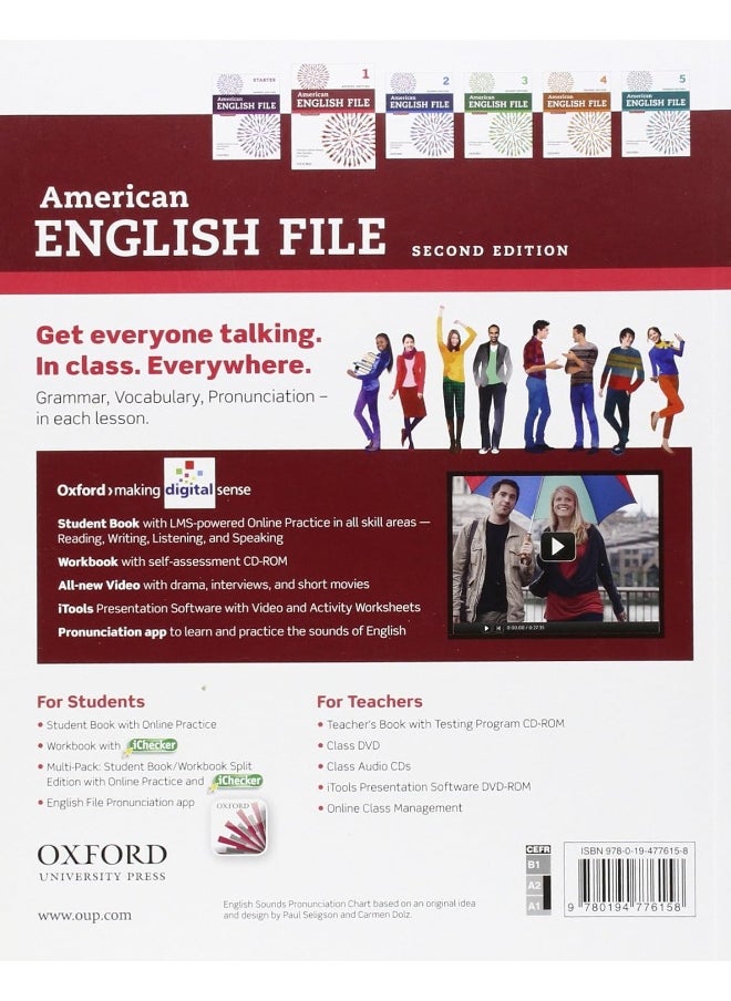 American English File Second Edition: Level 1 Student Book: With Online Practice