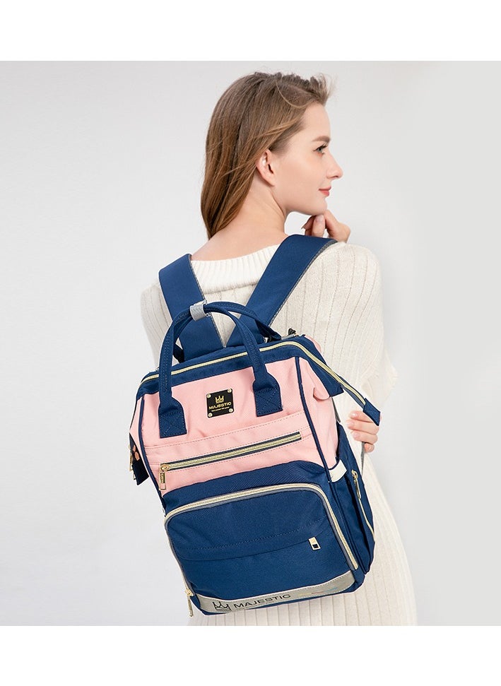 Majestic 133 3 Pcs Baby Maternity Diaper Fashion Waterproof Multifunctional large capacity backpack bag - Unicorn Violet  - Image 3