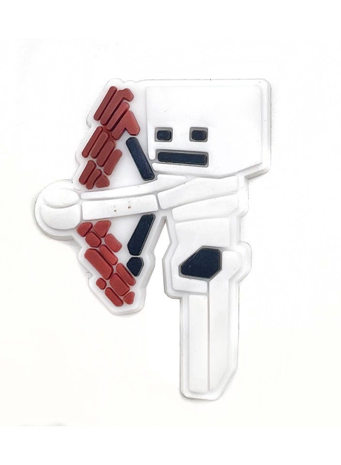 Minecraft Cartoon Hole Shoes Accessories - Image 1