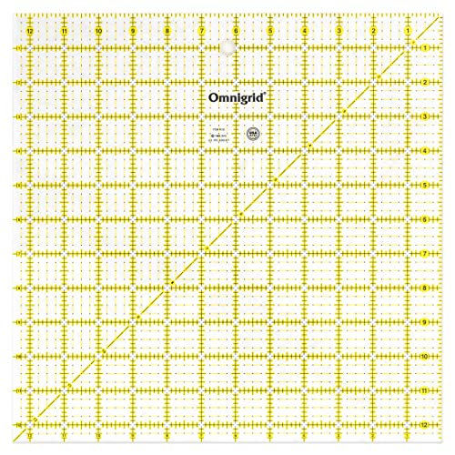 Omnigrid R125 Quilter's Square, 12-1/2 x 12-1/2-Inch - Image 1
