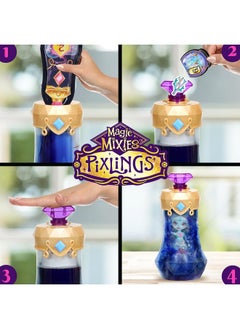 Magic Mixies Magic Mixies Pixlings. Marena The Mermaid Pixling. Create and Mix A Magic Potion That Magically Reveals A Beautiful 6.5" Pixling Doll Inside A Potion Bottle! Gifts for Kids, Ages 5+  - Image 2