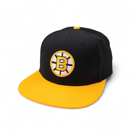 AMERICAN NEEDLE 400 Series Officially Licensed NHL Team Hat, Boston Bruins, Black/Gold (400A1V-BBR) - Image 1