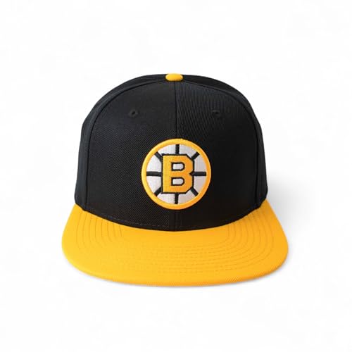 AMERICAN NEEDLE 400 Series Officially Licensed NHL Team Hat, Boston Bruins, Black/Gold (400A1V-BBR) - Image 2