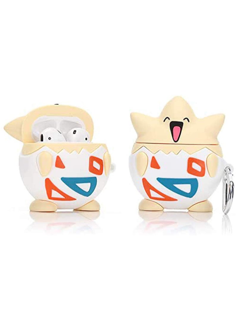 Case for Apple Airpods 1&2, Cute 3D Funny Cartoon Character Soft Silicone Catalyst Cover, Fashion Cases for Girls Kids Teens Air pods