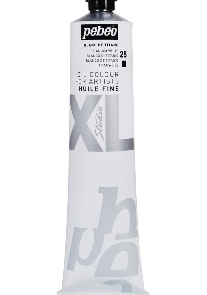 PEBEO Fine Oil XL 200 ML - Titanium White Oil Paint for Artists - Image 4