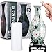 Silipull 3D Puzzle Vase Puzzle Flower Vase Crafted from 160 Curved Plastic Pieces 3D DIY Housewarming Gift for Flower Arrangements and Home DecorationBoho - Image 2