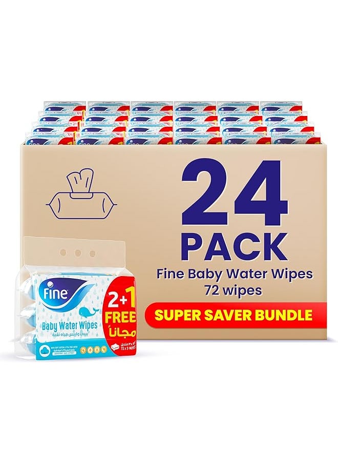 Fine Baby Water Wipes 72 Wipes Pack Of 72 - pzsku/Z05376240C2689BD40C42Z/45/_/1720582902/7ab38dee-134d-4280-bcea-a5da58ce5fef