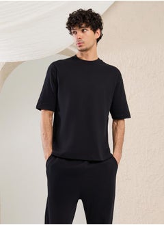 Styli Minimal Printed Oversized T-Shirt and Joggers Set  - Image 3