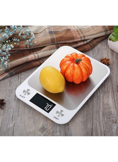 RoyalPolar Food Scale, Multifunction Digital Kitchen Scale High Accuracy Electronic Food Weight with Large LCD Display, Stainless Steel Platform, Ultra Slim( white, 15) - pzsku/Z053777CE15C69FF96005Z/45/_/1648028464/2aadab83-0bbf-420e-a42b-112107bca40f