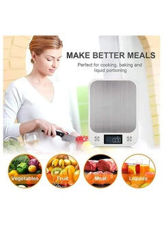 RoyalPolar Food Scale, Multifunction Digital Kitchen Scale High Accuracy Electronic Food Weight with Large LCD Display, Stainless Steel Platform, Ultra Slim( white, 15) - pzsku/Z053777CE15C69FF96005Z/45/_/1648028464/ab69096c-941e-4fdc-9d8e-c4af0bc51700