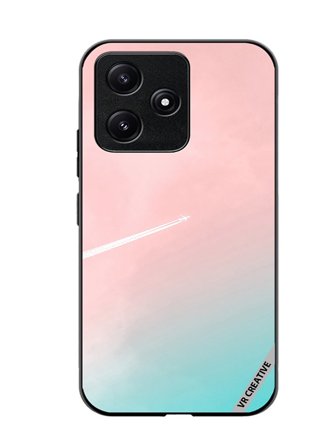 VR CREATIVE Protective Case Cover For Xiaomi Poco M6 Pro 5G Aero Pink Design Multicolour - Image 1