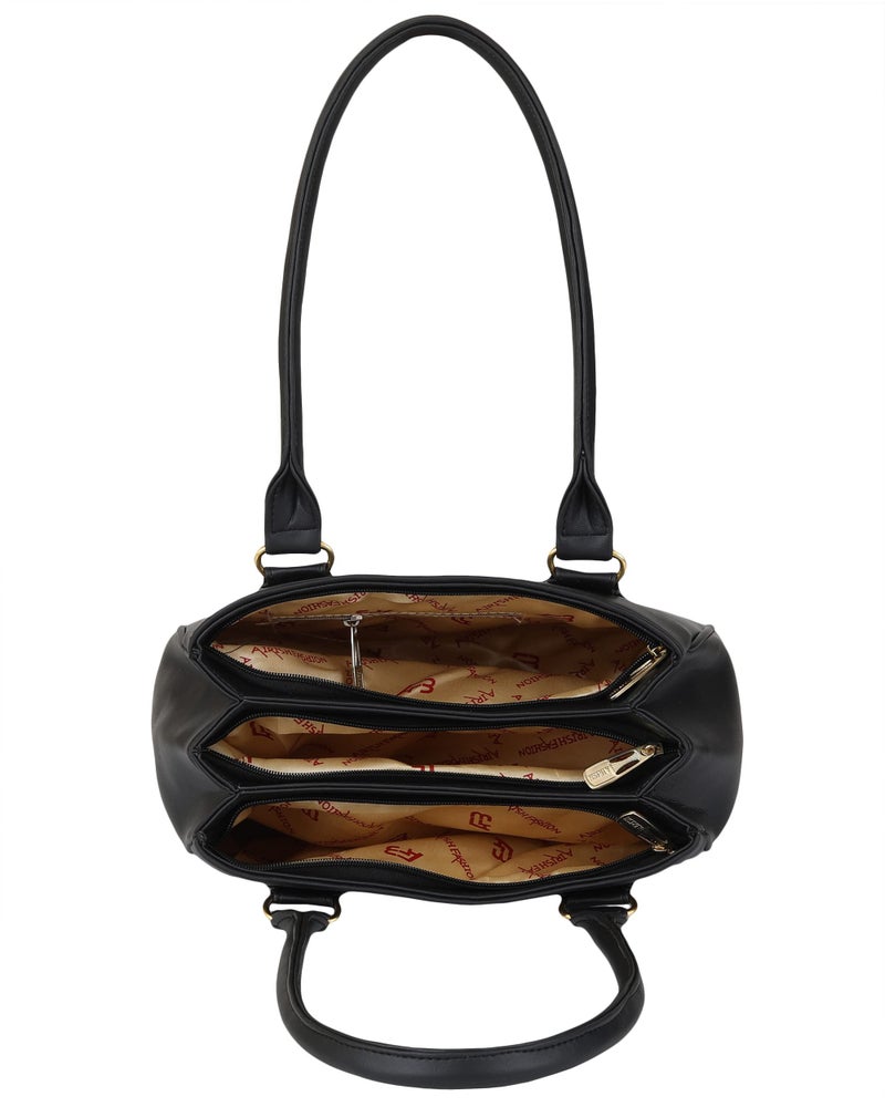 Airish Handbag Shoulder bag for Girls & Women(Black) - Image 4